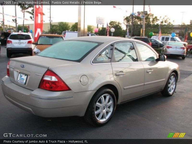 Pueblo Gold Metallic / Pebble Beige 2005 Ford Five Hundred Limited