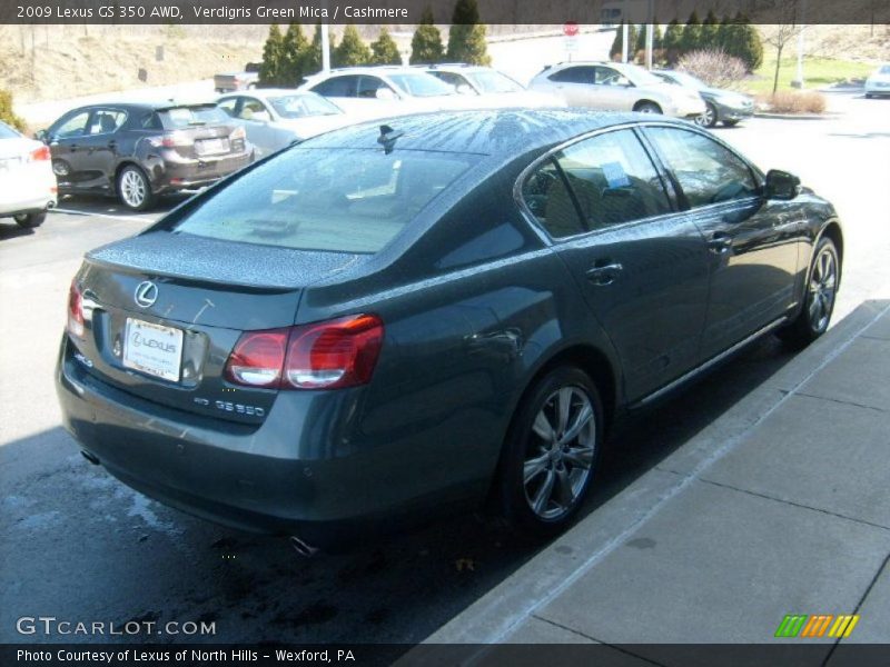 Verdigris Green Mica / Cashmere 2009 Lexus GS 350 AWD