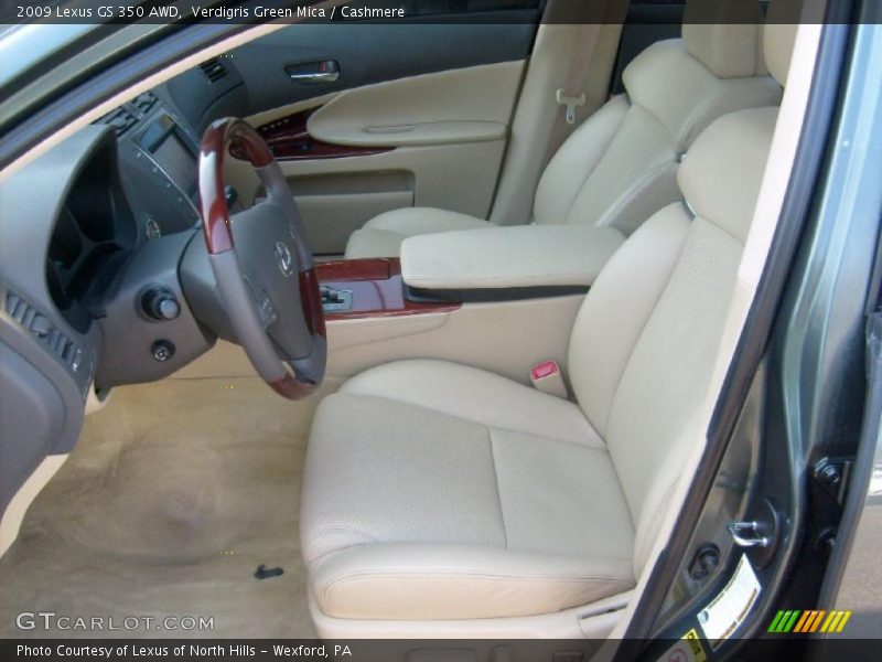Verdigris Green Mica / Cashmere 2009 Lexus GS 350 AWD