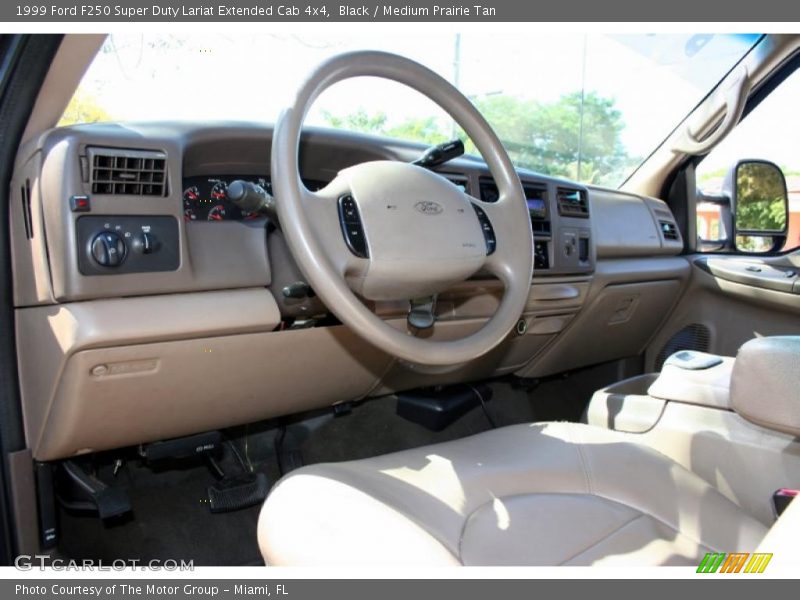 Black / Medium Prairie Tan 1999 Ford F250 Super Duty Lariat Extended Cab 4x4