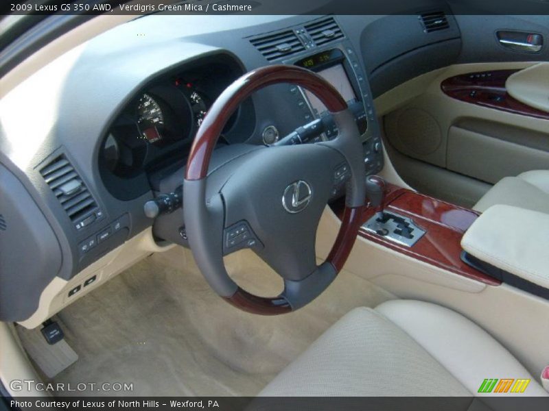  2009 GS 350 AWD Cashmere Interior