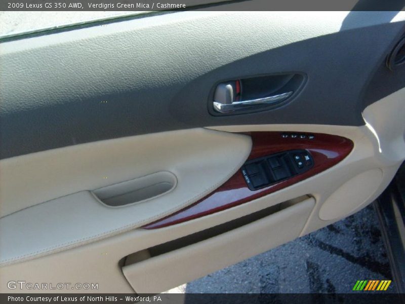Verdigris Green Mica / Cashmere 2009 Lexus GS 350 AWD