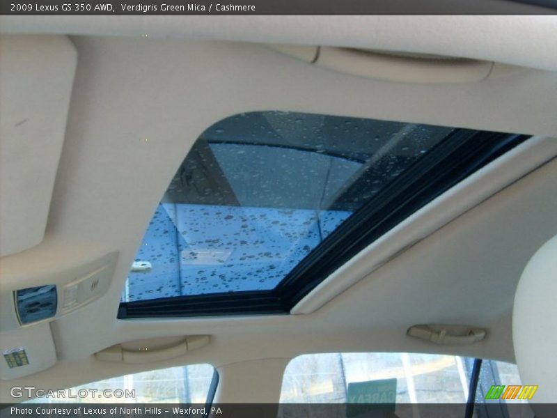 Verdigris Green Mica / Cashmere 2009 Lexus GS 350 AWD