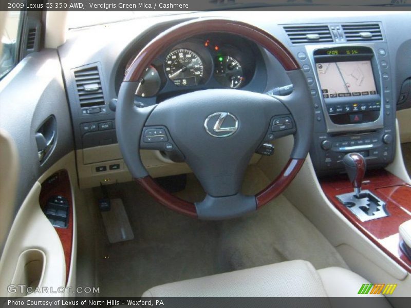 Dashboard of 2009 GS 350 AWD