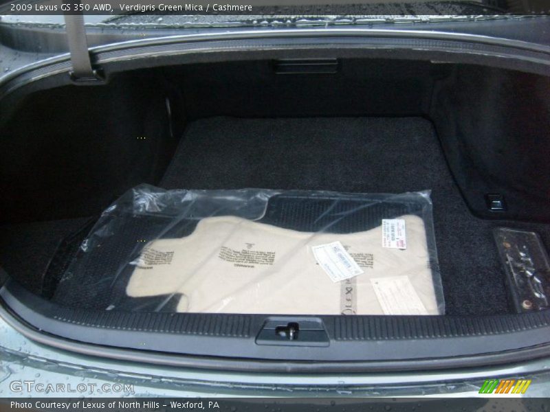 Verdigris Green Mica / Cashmere 2009 Lexus GS 350 AWD