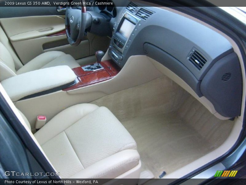 Verdigris Green Mica / Cashmere 2009 Lexus GS 350 AWD