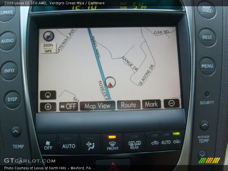 Navigation of 2009 GS 350 AWD