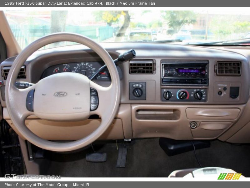 Black / Medium Prairie Tan 1999 Ford F250 Super Duty Lariat Extended Cab 4x4