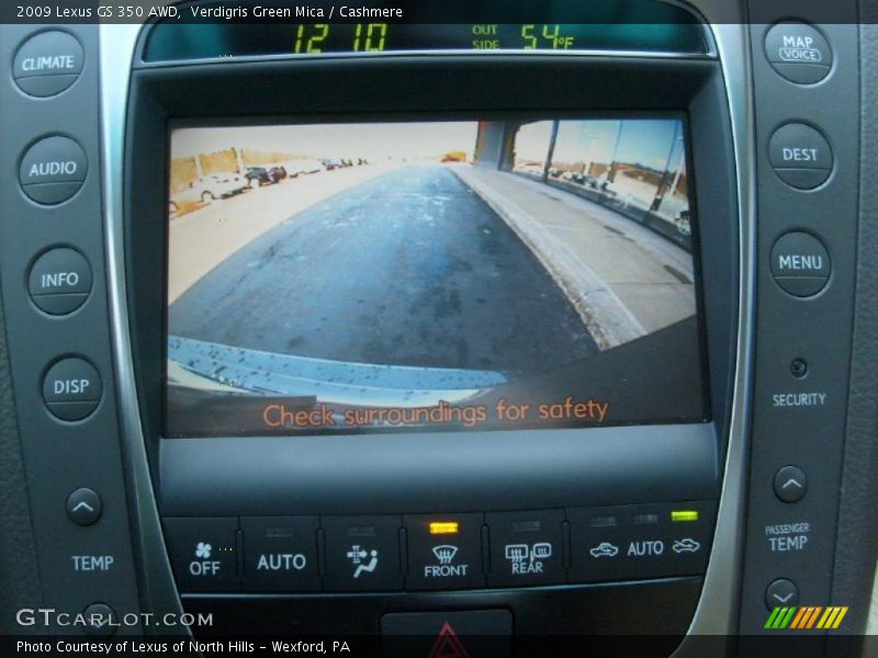 Verdigris Green Mica / Cashmere 2009 Lexus GS 350 AWD