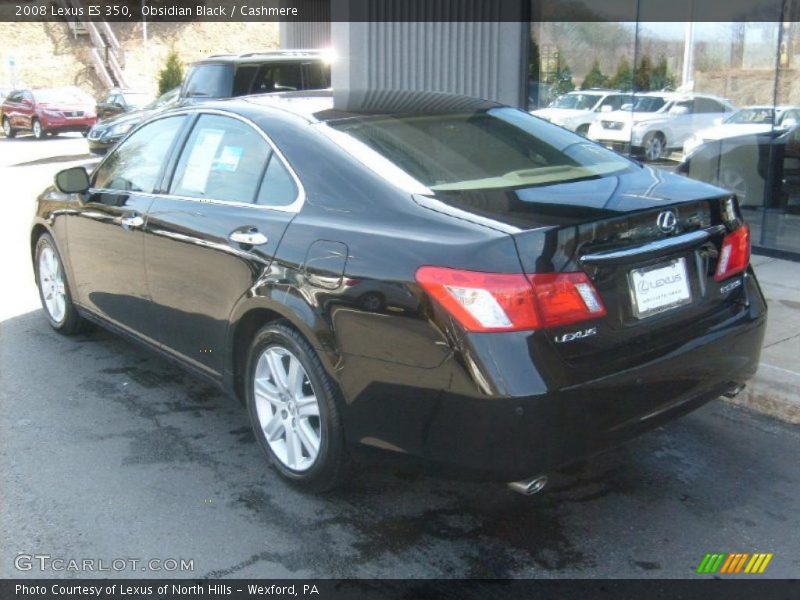 Obsidian Black / Cashmere 2008 Lexus ES 350