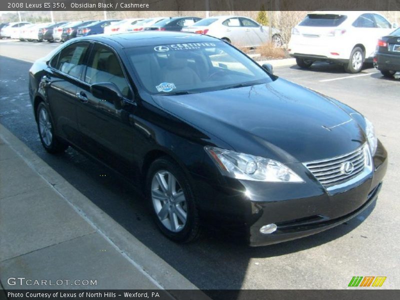 Obsidian Black / Cashmere 2008 Lexus ES 350