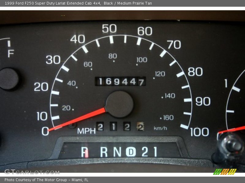 Black / Medium Prairie Tan 1999 Ford F250 Super Duty Lariat Extended Cab 4x4