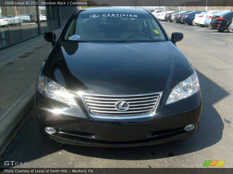 Obsidian Black / Cashmere 2008 Lexus ES 350