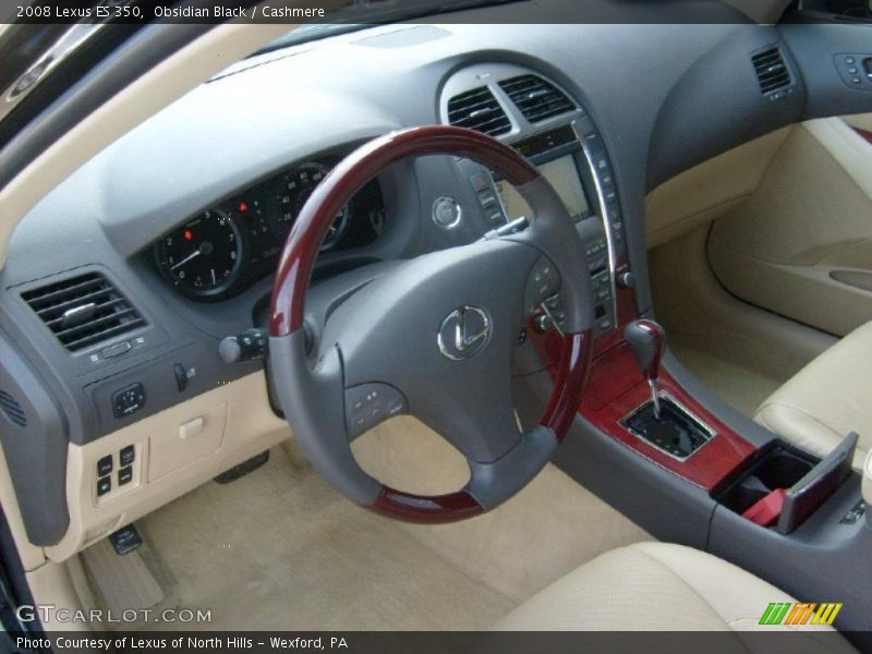 Obsidian Black / Cashmere 2008 Lexus ES 350
