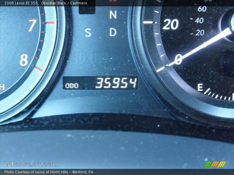 Obsidian Black / Cashmere 2008 Lexus ES 350