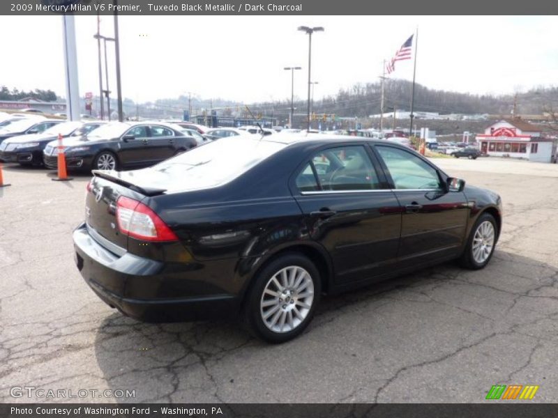 Tuxedo Black Metallic / Dark Charcoal 2009 Mercury Milan V6 Premier
