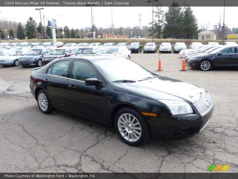 Tuxedo Black Metallic / Dark Charcoal 2009 Mercury Milan V6 Premier