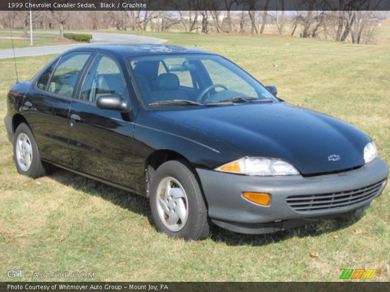 Black / Graphite 1999 Chevrolet Cavalier Sedan