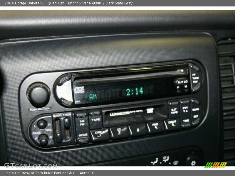 Controls of 2004 Dakota SLT Quad Cab