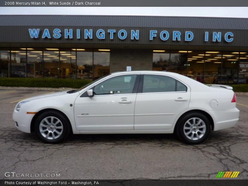 White Suede / Dark Charcoal 2008 Mercury Milan I4