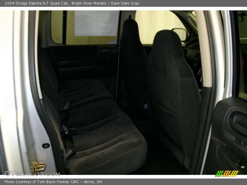 Bright Silver Metallic / Dark Slate Gray 2004 Dodge Dakota SLT Quad Cab