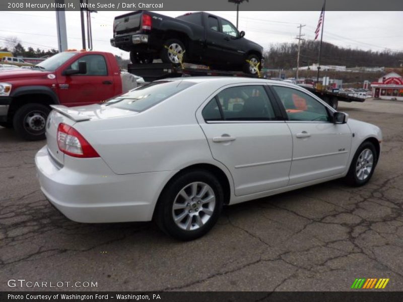 White Suede / Dark Charcoal 2008 Mercury Milan I4