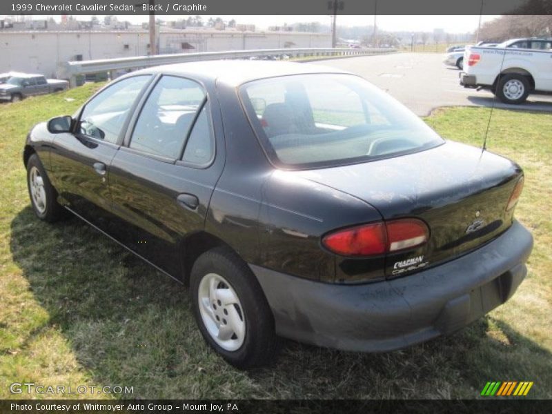 Black / Graphite 1999 Chevrolet Cavalier Sedan