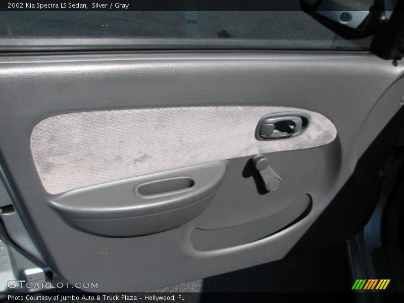 Silver / Gray 2002 Kia Spectra LS Sedan