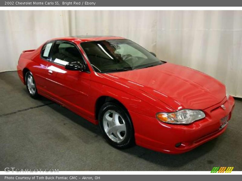 Bright Red / Ebony 2002 Chevrolet Monte Carlo SS