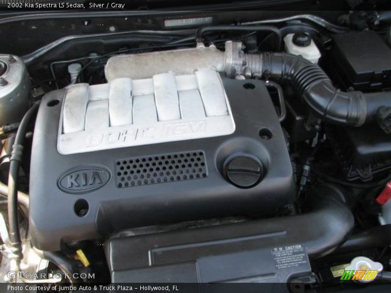 2002 Spectra LS Sedan Engine - 1.8 Liter DOHC 16-Valve 4 Cylinder