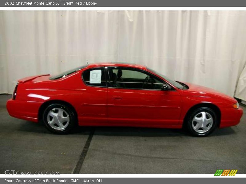 Bright Red / Ebony 2002 Chevrolet Monte Carlo SS