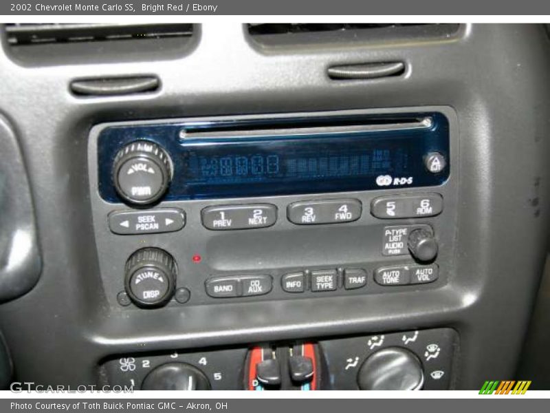 Bright Red / Ebony 2002 Chevrolet Monte Carlo SS