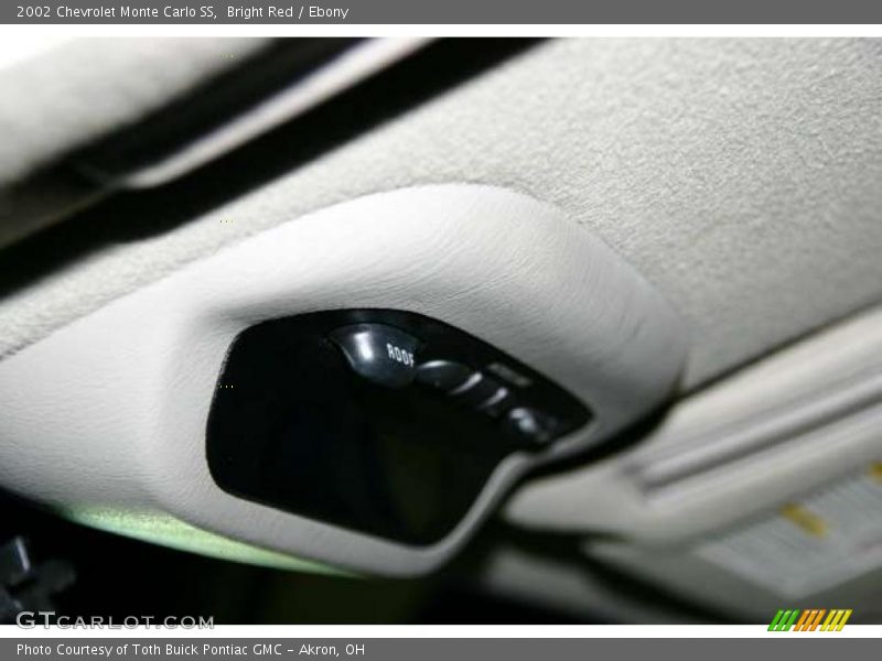 Bright Red / Ebony 2002 Chevrolet Monte Carlo SS