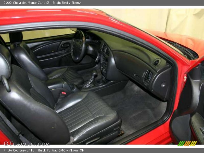 Bright Red / Ebony 2002 Chevrolet Monte Carlo SS