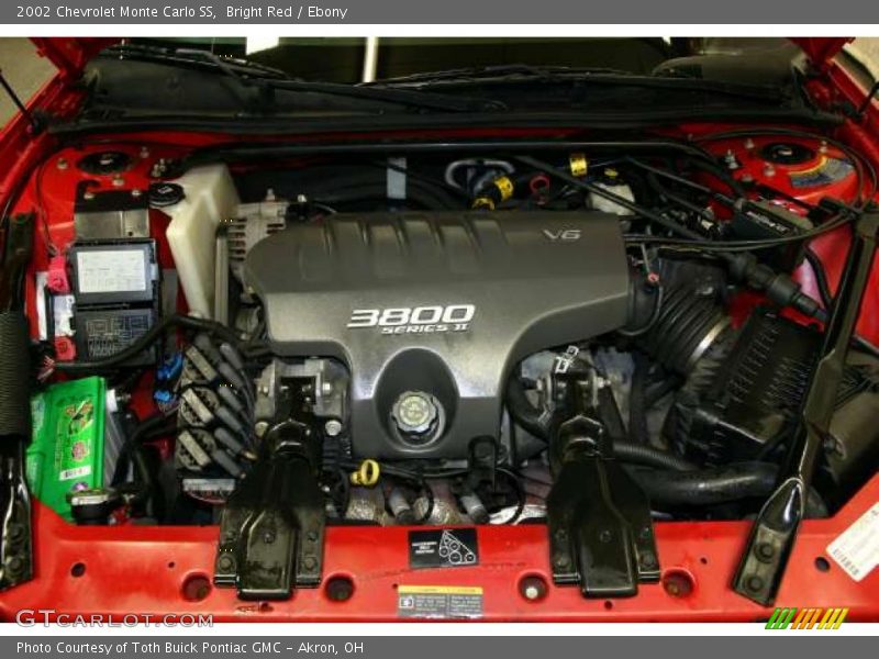 Bright Red / Ebony 2002 Chevrolet Monte Carlo SS