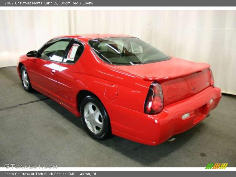 Bright Red / Ebony 2002 Chevrolet Monte Carlo SS