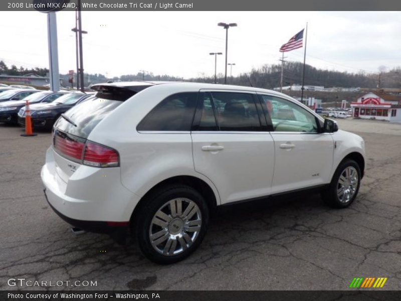 White Chocolate Tri Coat / Light Camel 2008 Lincoln MKX AWD