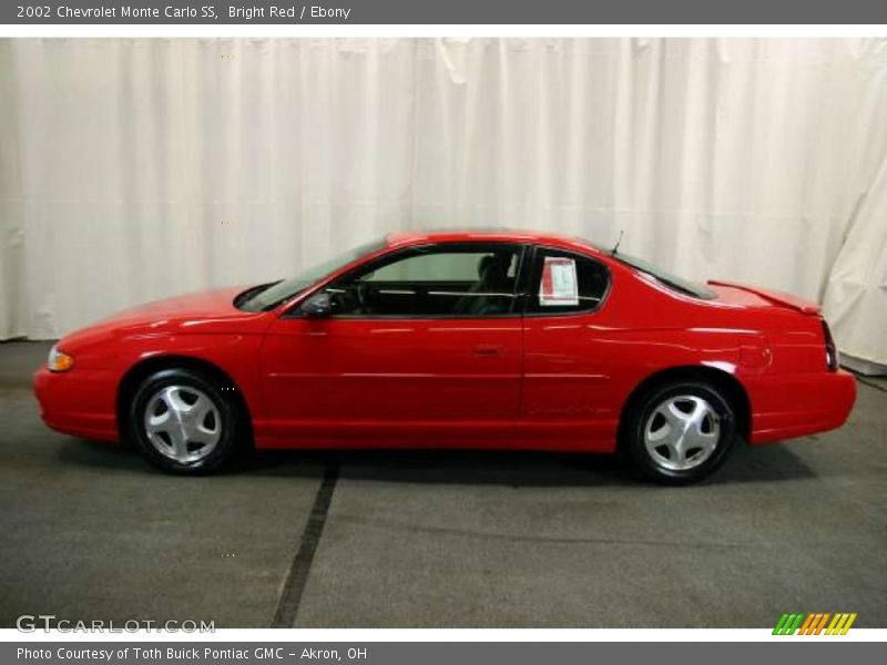 Bright Red / Ebony 2002 Chevrolet Monte Carlo SS