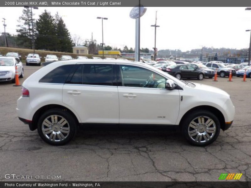 White Chocolate Tri Coat / Light Camel 2008 Lincoln MKX AWD