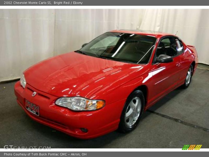 Bright Red / Ebony 2002 Chevrolet Monte Carlo SS