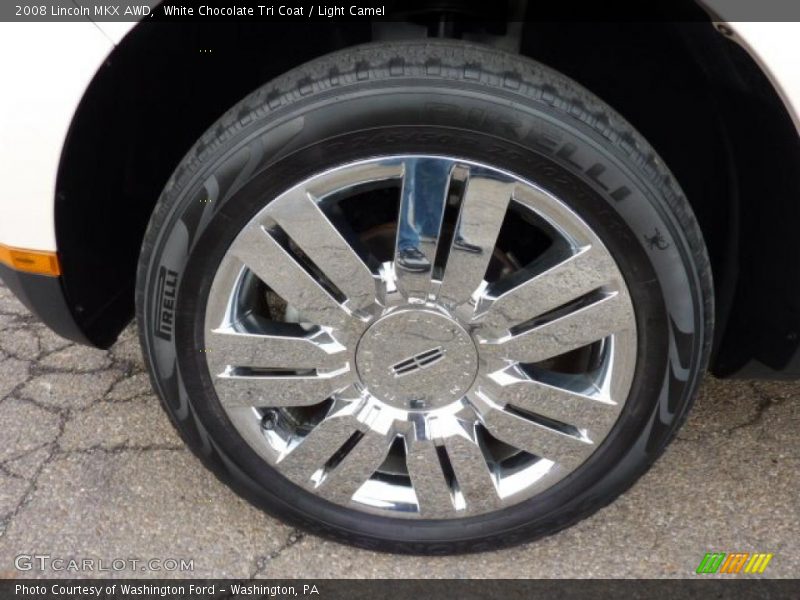 White Chocolate Tri Coat / Light Camel 2008 Lincoln MKX AWD