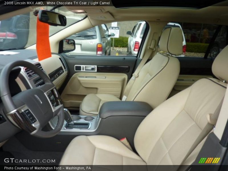 White Chocolate Tri Coat / Light Camel 2008 Lincoln MKX AWD
