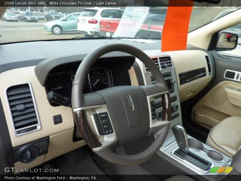 White Chocolate Tri Coat / Light Camel 2008 Lincoln MKX AWD