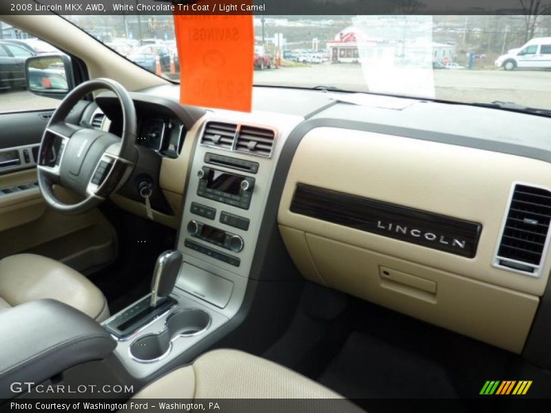 White Chocolate Tri Coat / Light Camel 2008 Lincoln MKX AWD