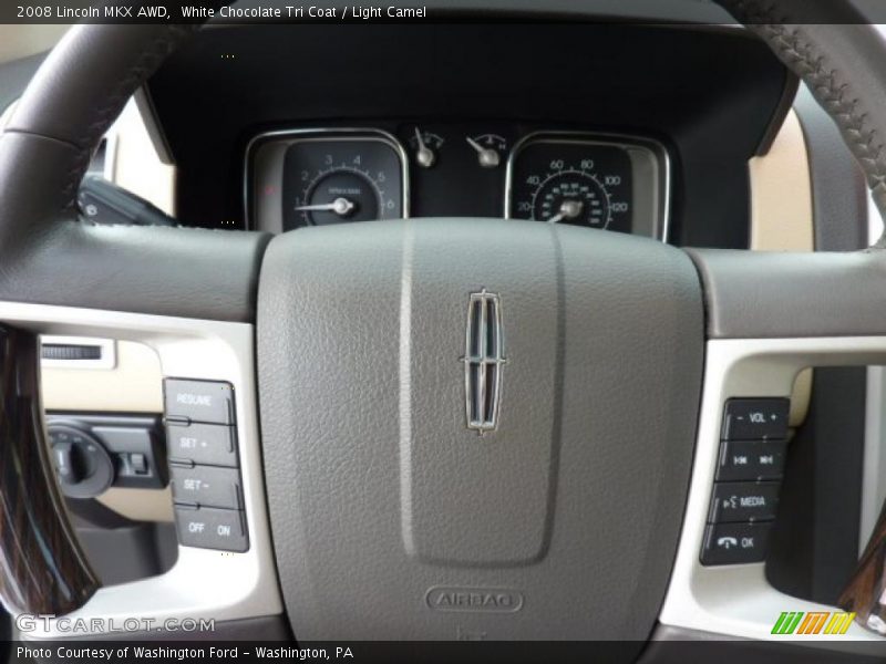 White Chocolate Tri Coat / Light Camel 2008 Lincoln MKX AWD