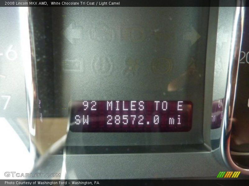White Chocolate Tri Coat / Light Camel 2008 Lincoln MKX AWD