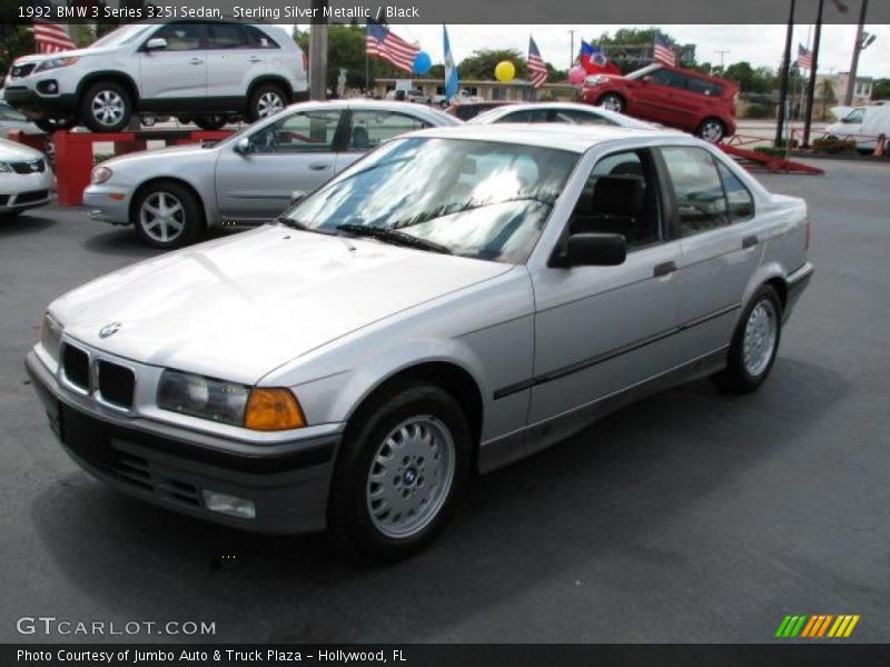 Front 3/4 View of 1992 3 Series 325i Sedan