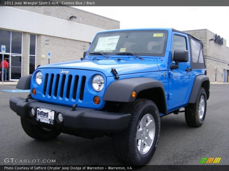 Cosmos Blue / Black 2011 Jeep Wrangler Sport S 4x4