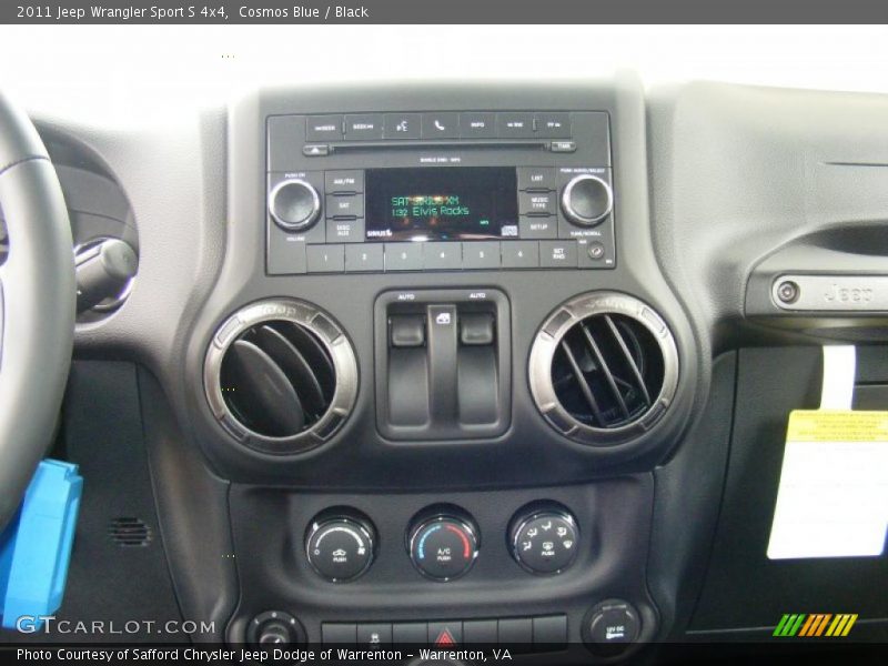Cosmos Blue / Black 2011 Jeep Wrangler Sport S 4x4