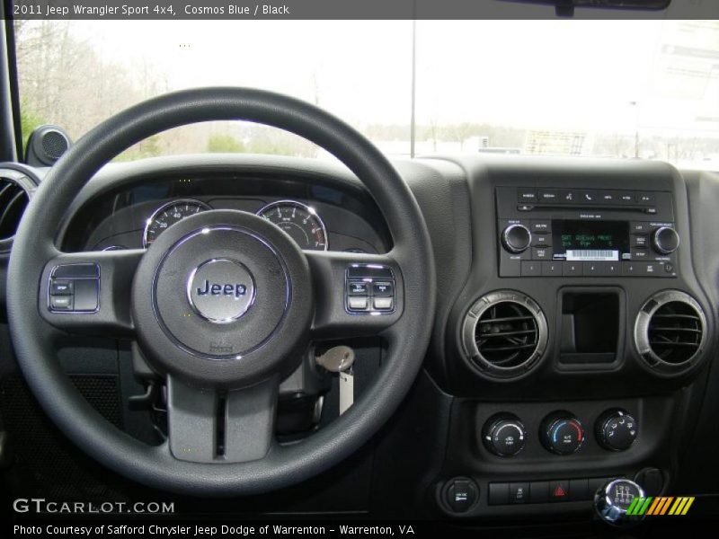 Cosmos Blue / Black 2011 Jeep Wrangler Sport 4x4